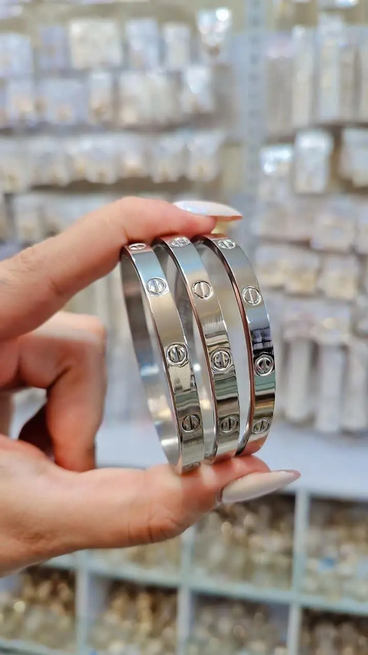 دستبند کارتیر طرح طلا