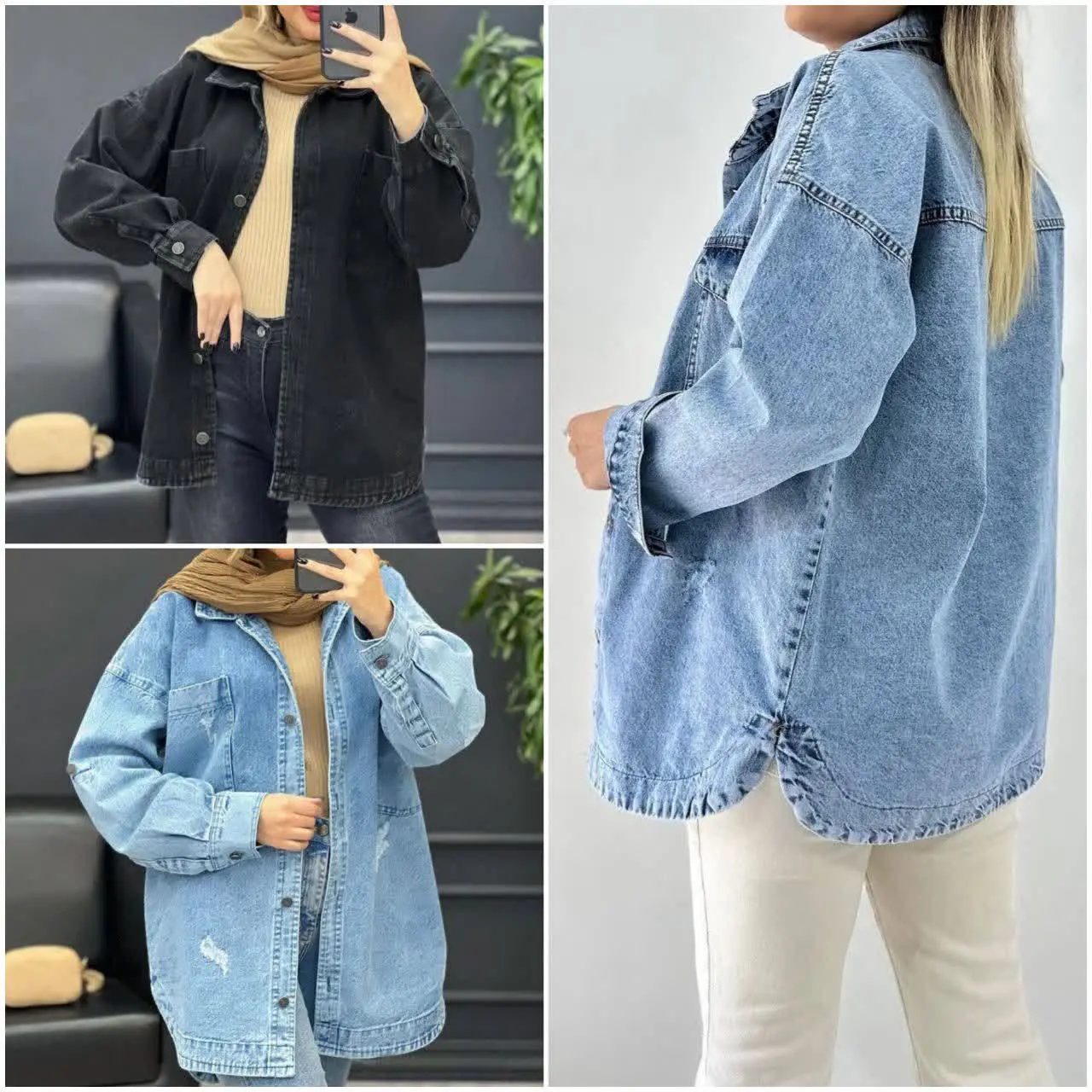 👚 مانتو جین
