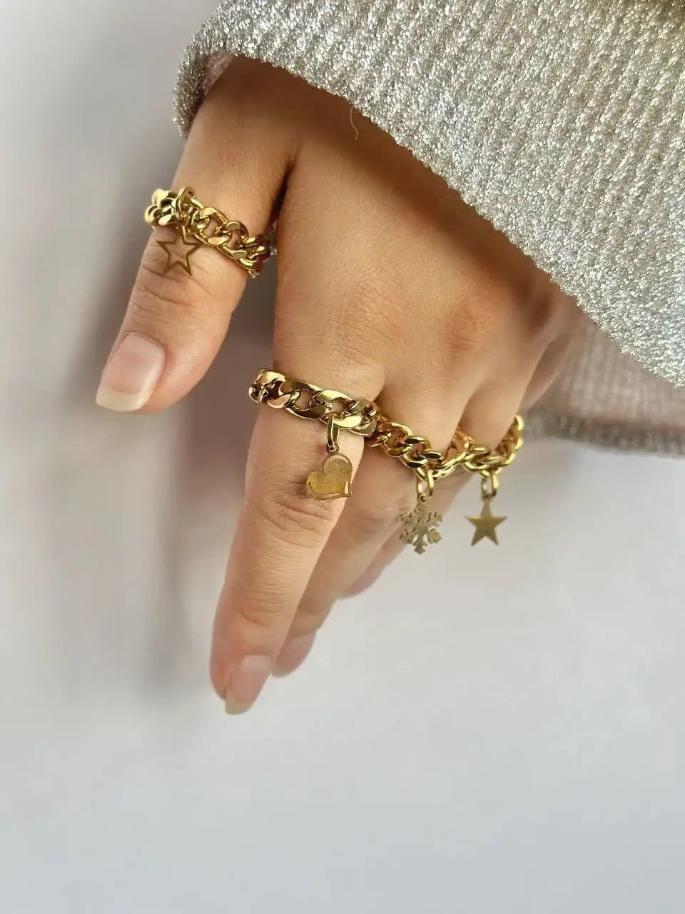 انگشترهای کارتیر با آویز استیل 🤩
