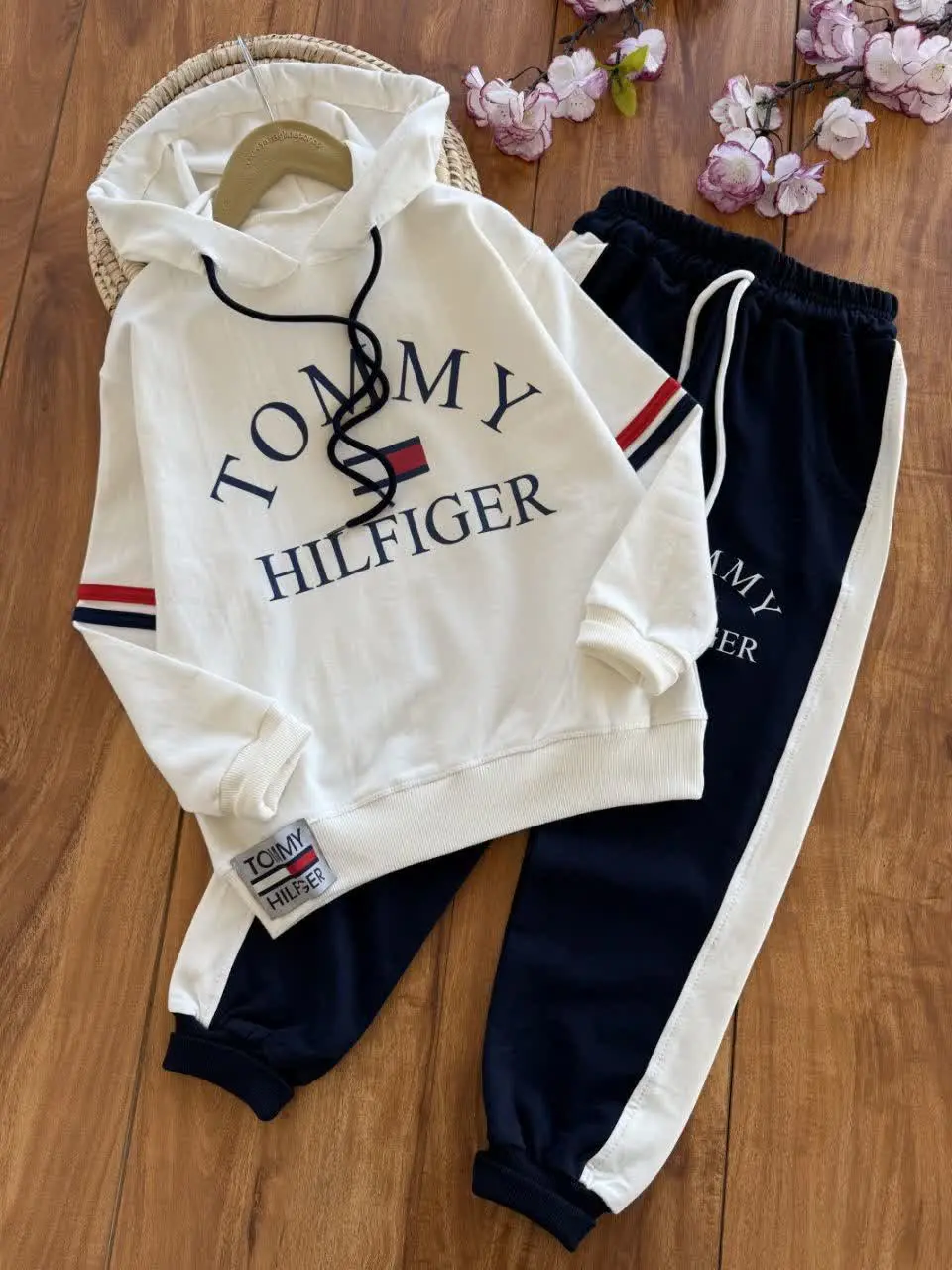 ✅هودی و شلوار اسپرت دورس TO...