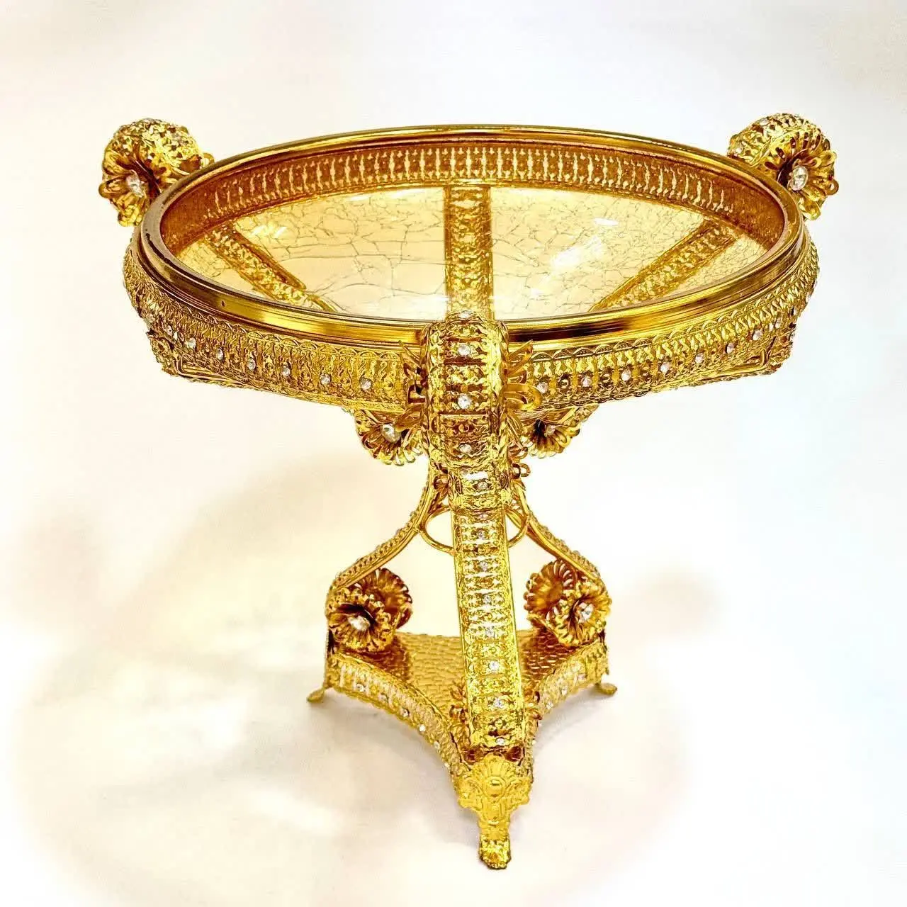 میوهخوری شیشه ترک پایه مثلثی