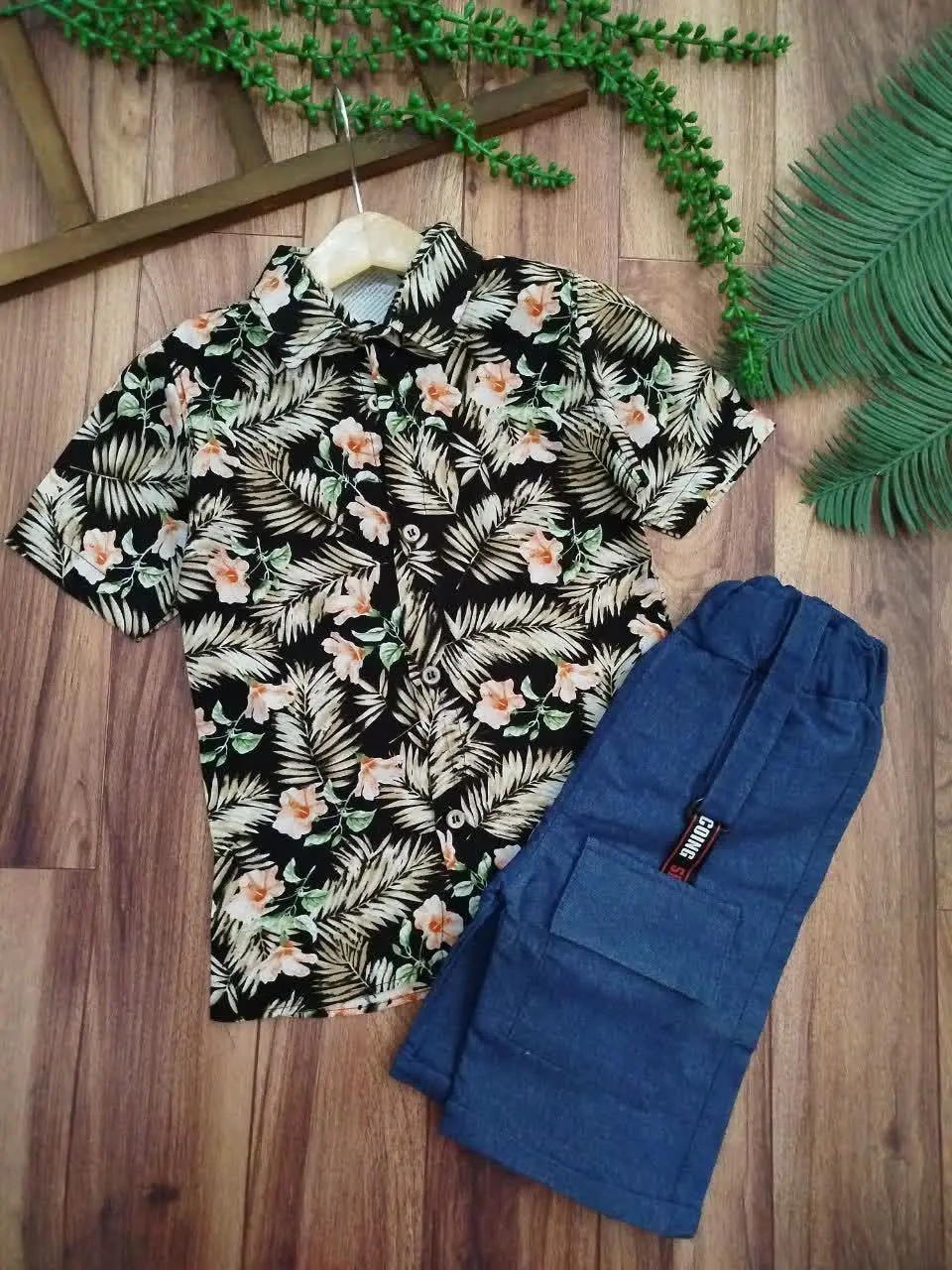 🎊🎊 تیشرت شلوارک هاوایی🌈 
