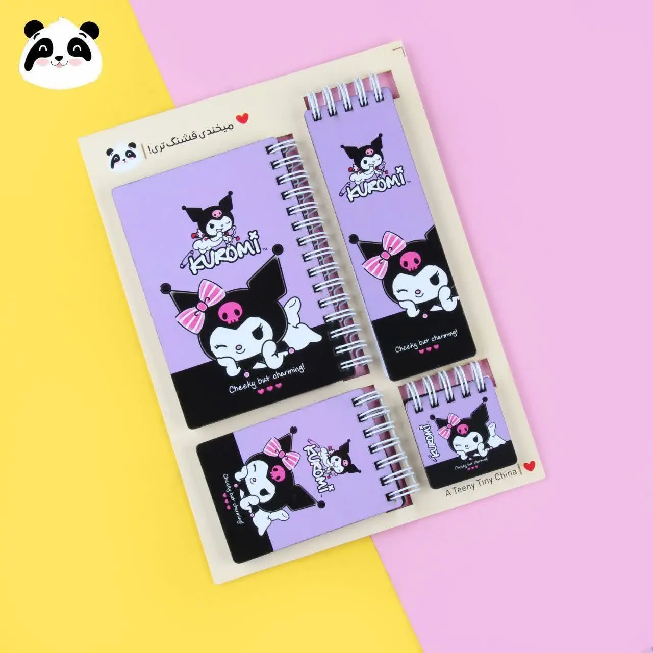 ست دفترچه یادداشت ۴ تکه
