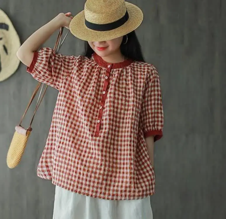 💞شومیز چهارخونه شیک و خاص💞
