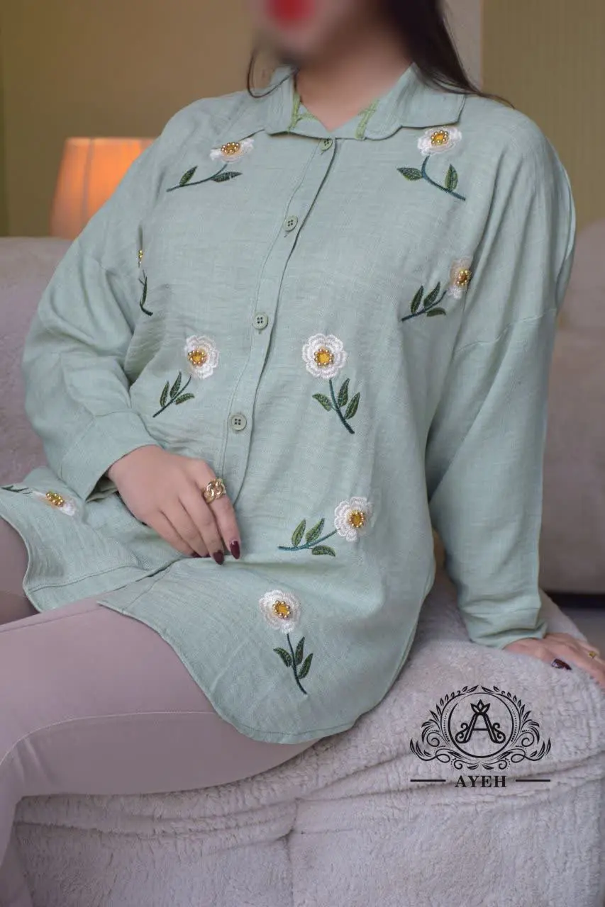 🌸 #مانتو مرواریدی ایه
