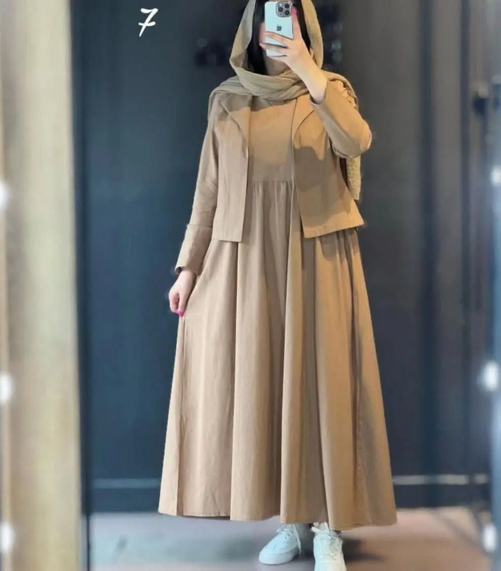 🖍نام کت سارافون کمر چین با کمر بند 
