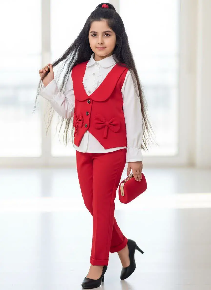 😍لباس مجلسی سه تیکه دخترانه😍