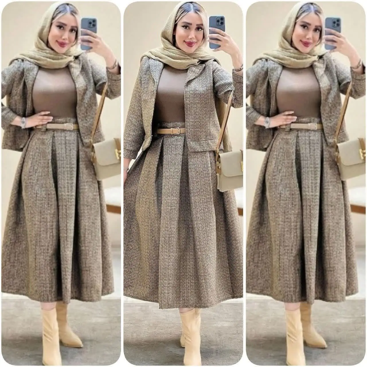 ❤️ کت و دامن مدل چیکو
