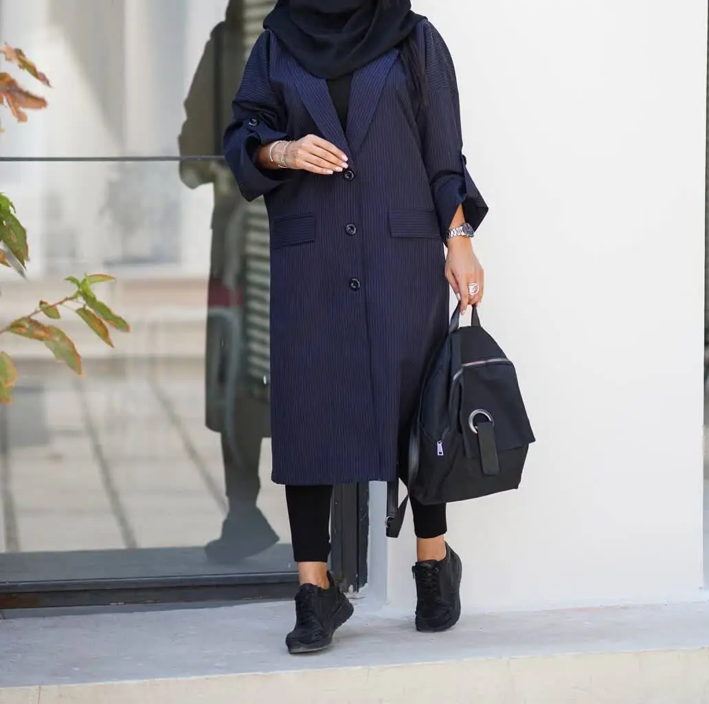 مانتو بلند دانشجویی اداری آ...