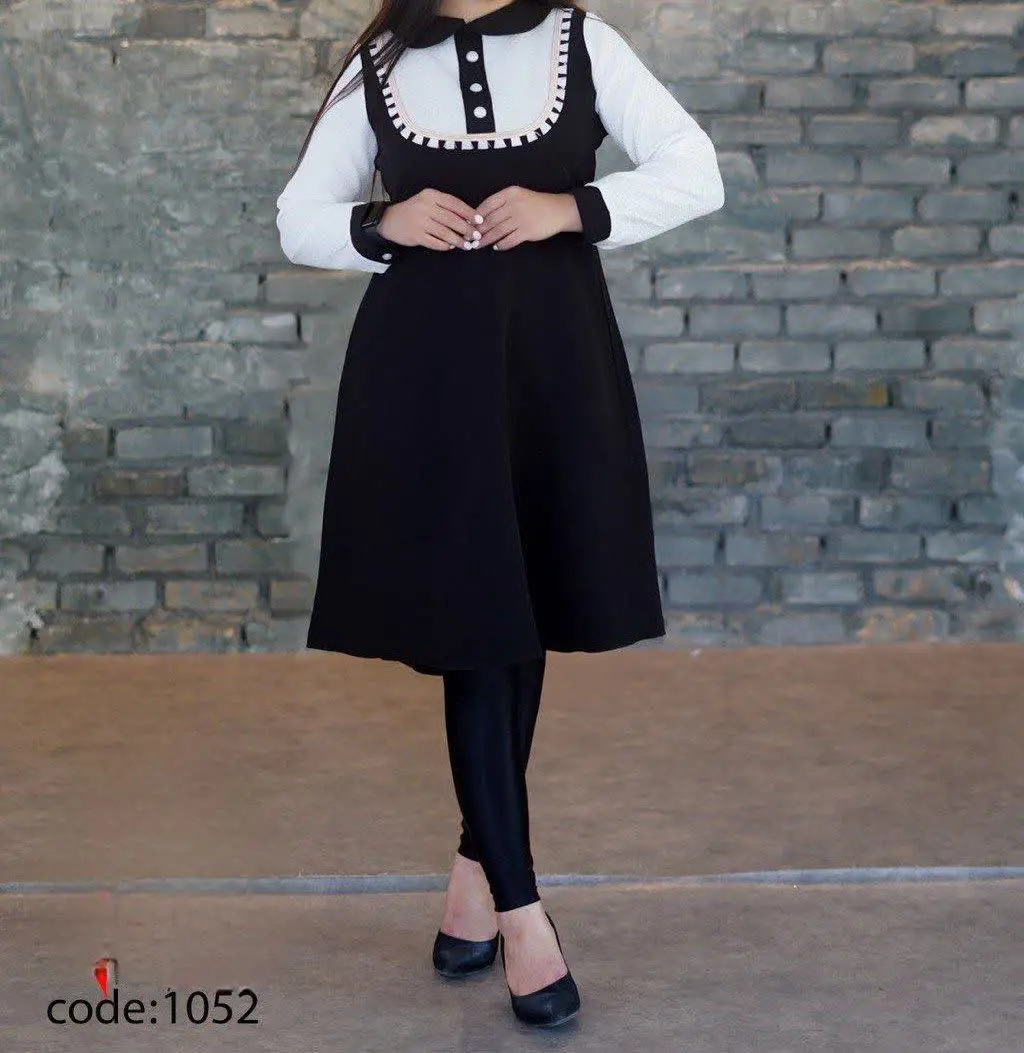 🖋نام: سارافون آستین بلند یقه رومی
