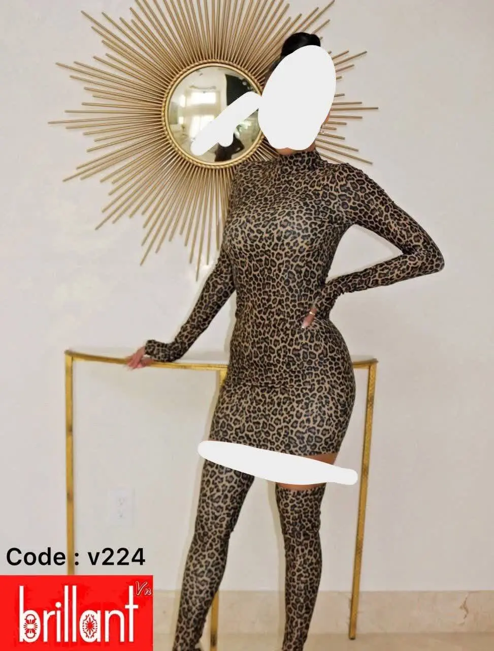 میدل و ساق پلنگی👗