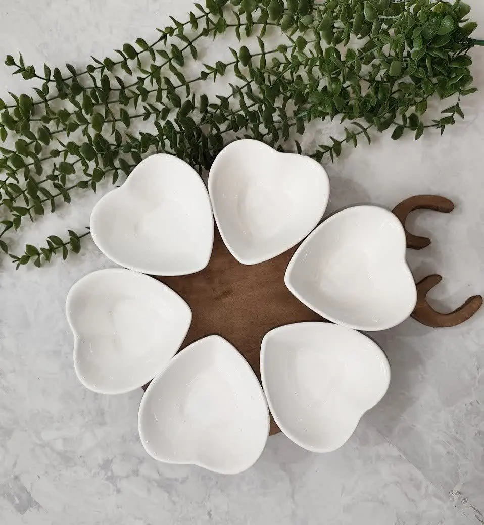 پیاله سرامیکی طرح قلب
