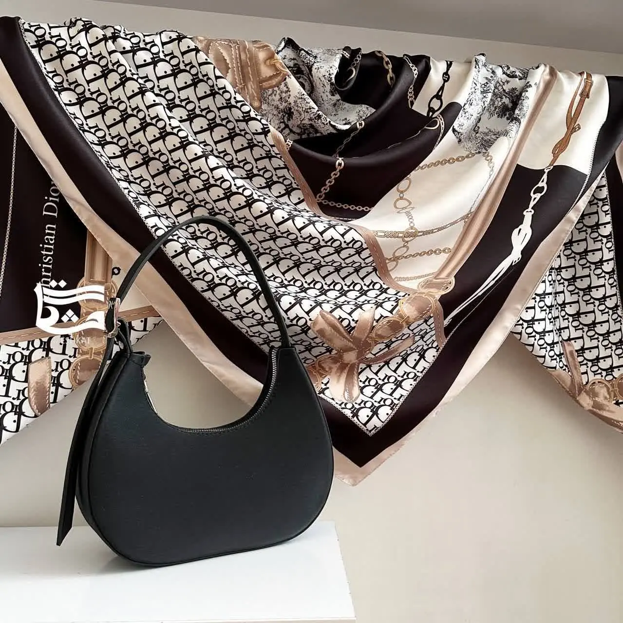 ست کیف وروسری زیبای دیور