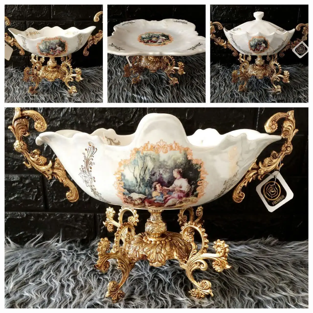 💐سرویس چهار تکه دسته دار طر...