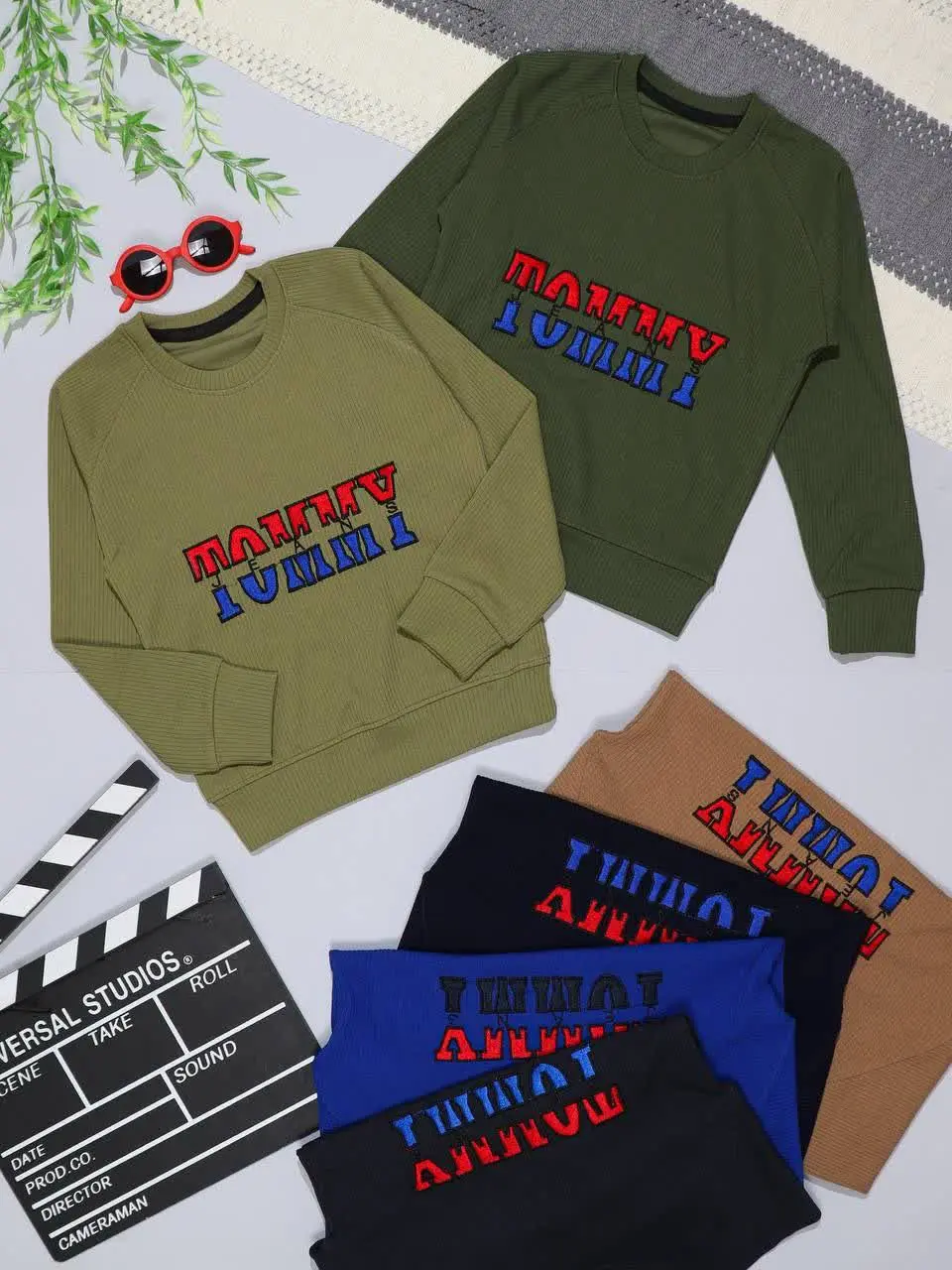 👫بلوز تک پسرانه رگلان گلدوز...