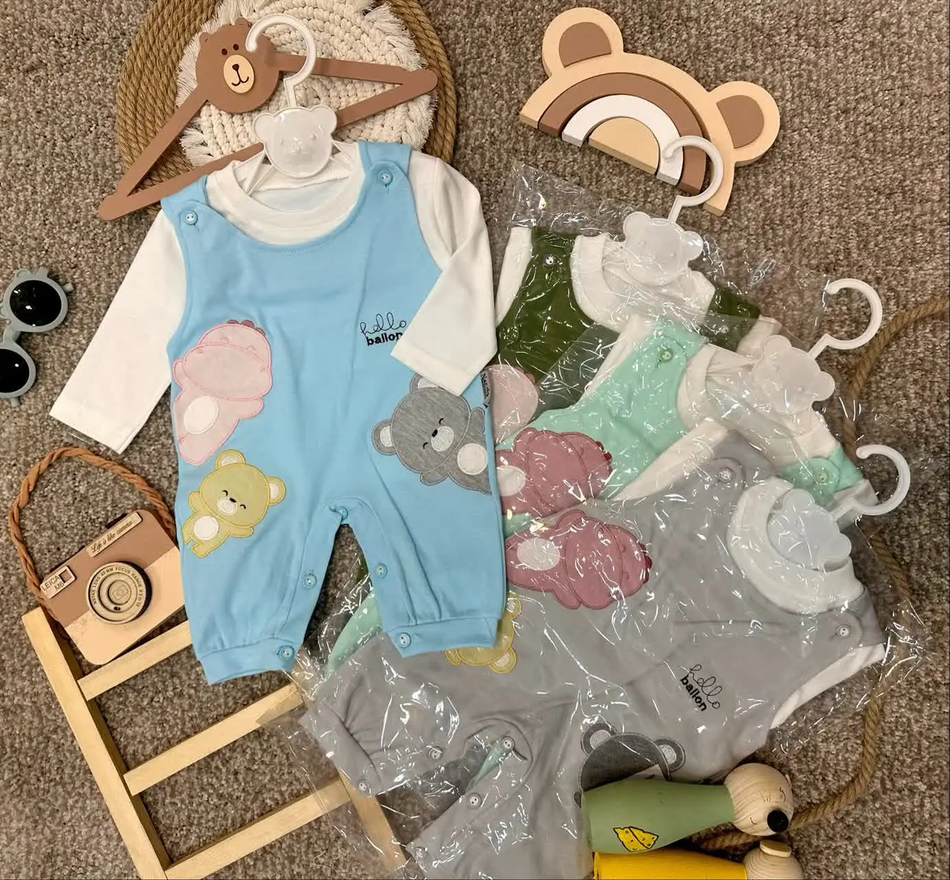 👫سرهمی نوزادی گلدوزی حیوانات✅
