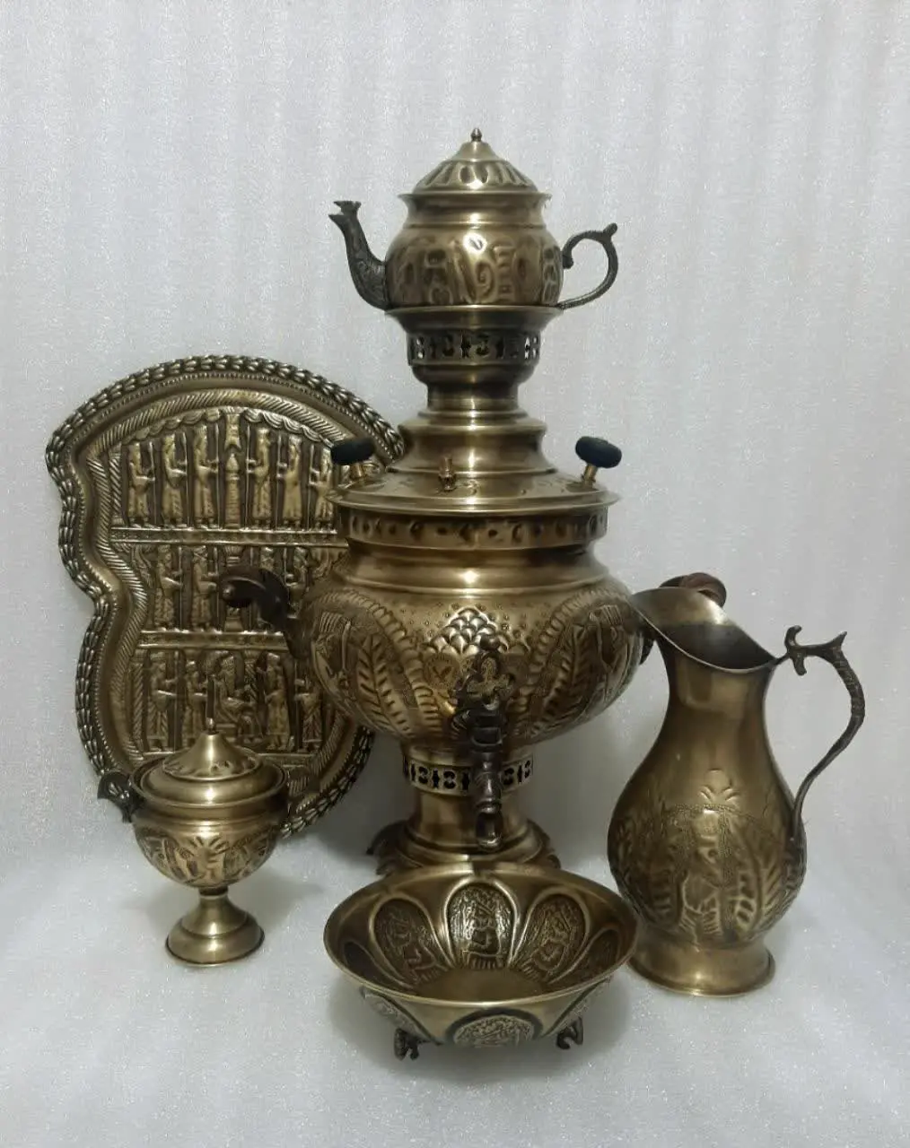 سماور قوری قندان پارچ کاسه...