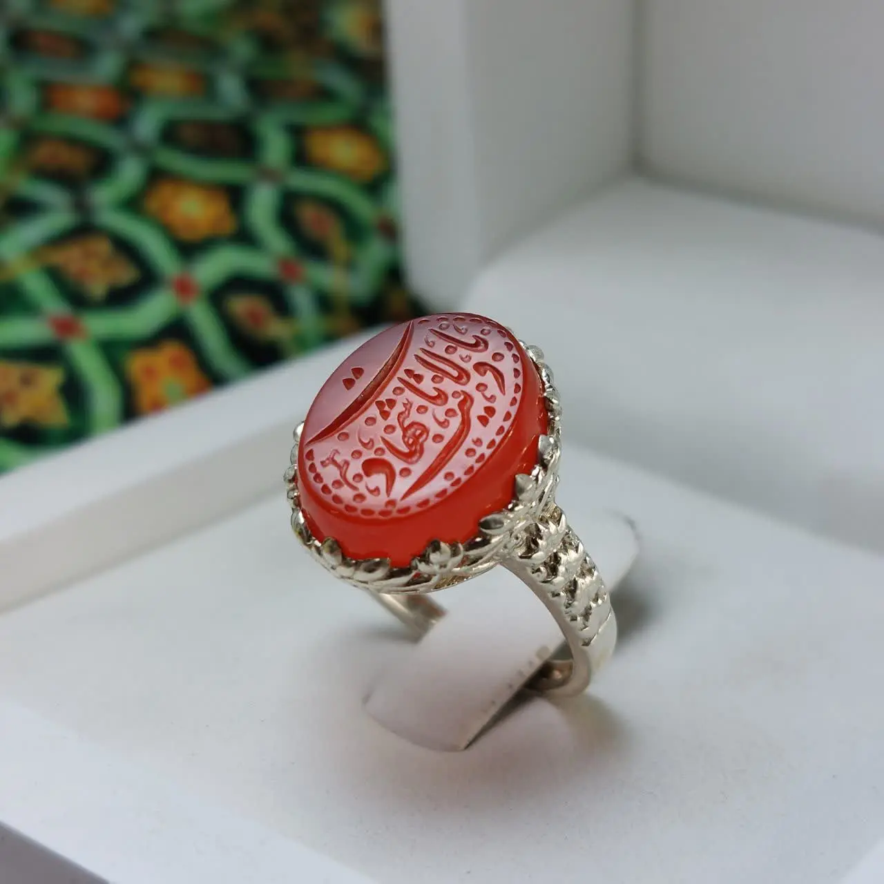 ✅انگشتر زنانه عقیق #سرخ❤
