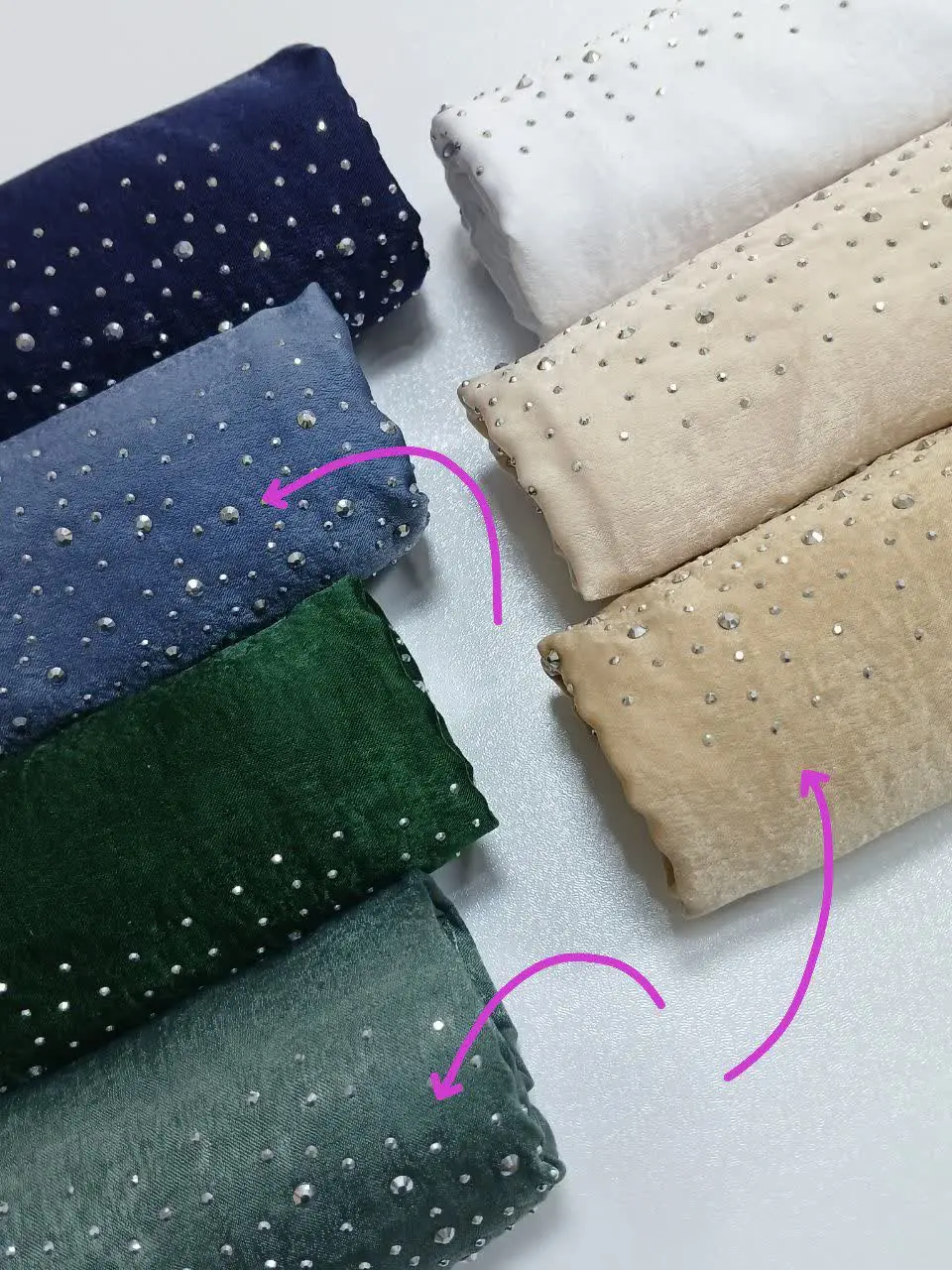 روسری ابریشم کوپرا دور نگین...