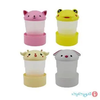 لیوان تاشو مدل حیوانات 
