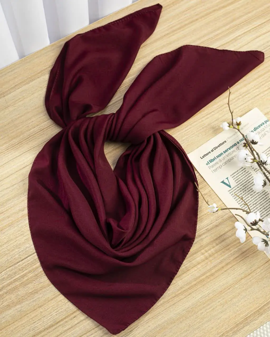 🌸روسری نخ ابریشم مجلسی