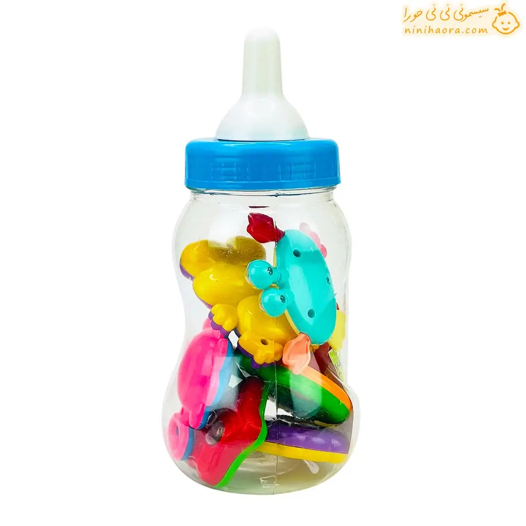 پک جغجغه شیشه شیر متوسط