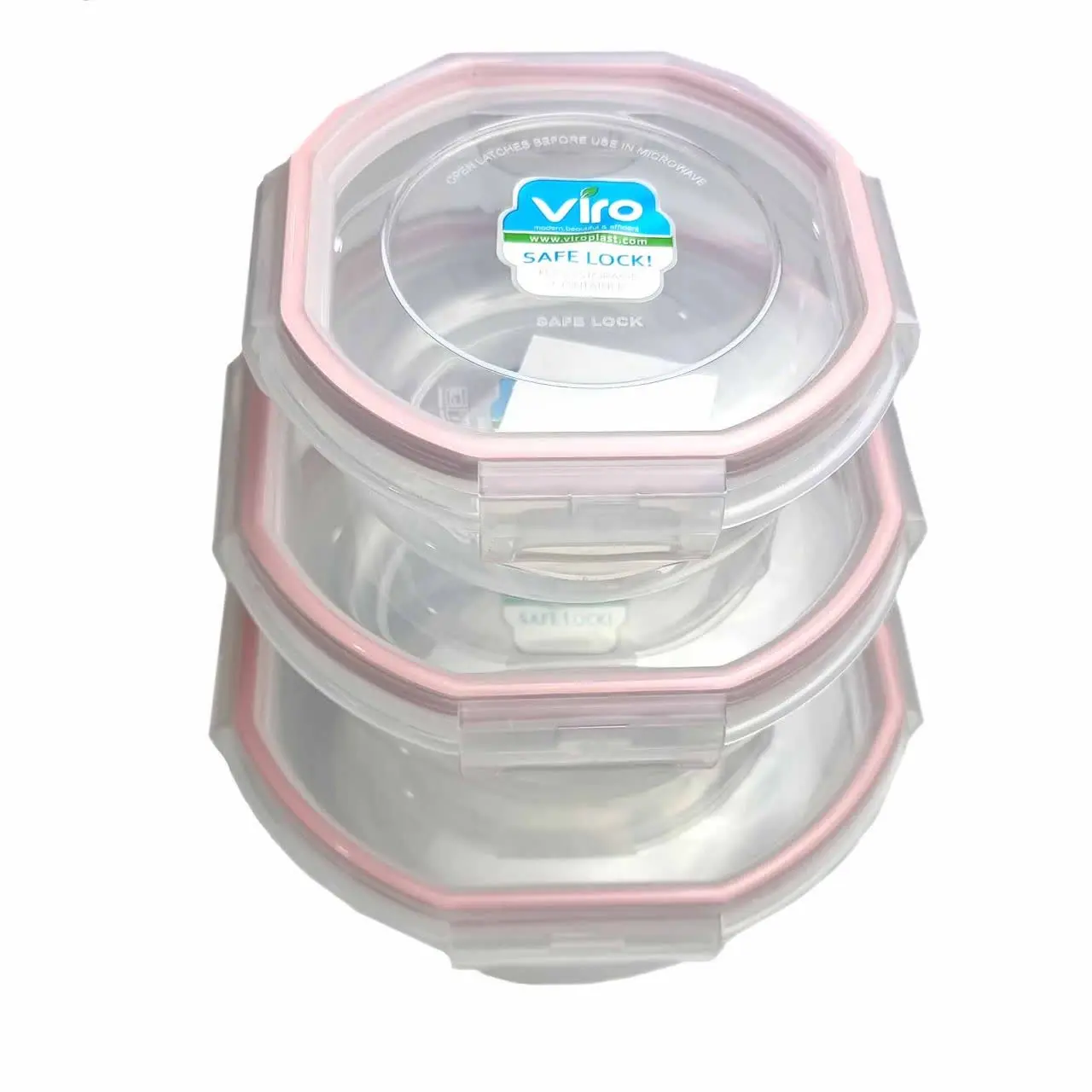 ظروف نگهداری غذا پک ۳ عددی 
