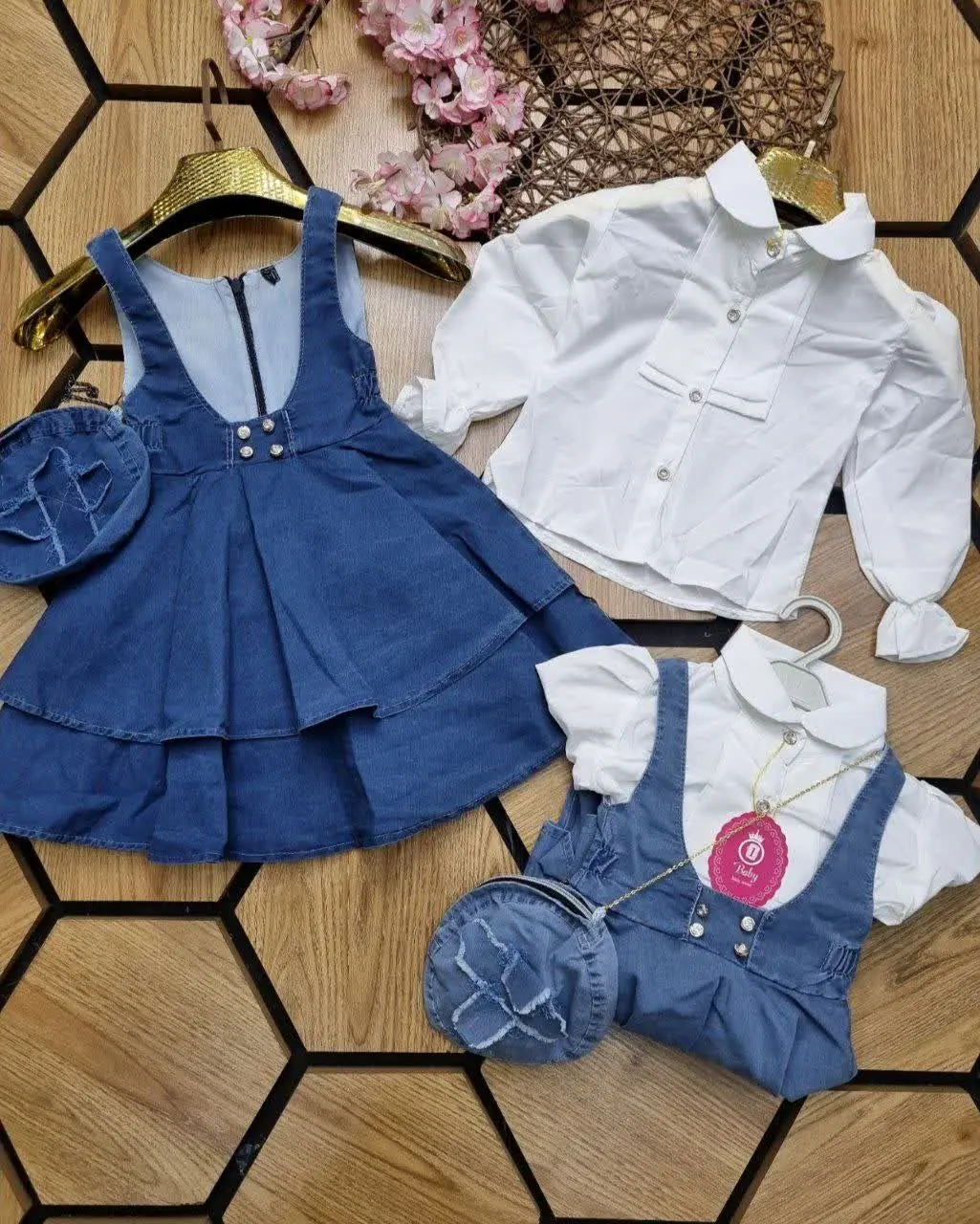 🌹شومیز سارافون لی دخترانه👩