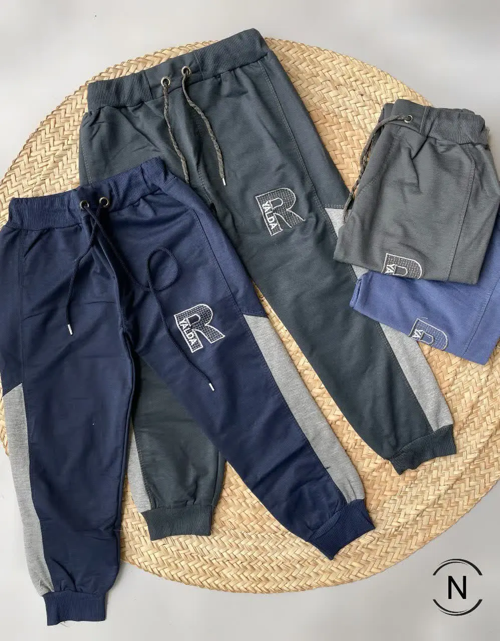 #شلوارراحتی پسرانه اسپان لاکرا بغل نوار
