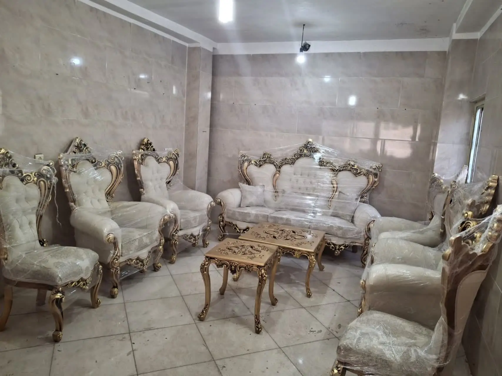 مبلمان سلطنتی ۹ نفره تماما چوب