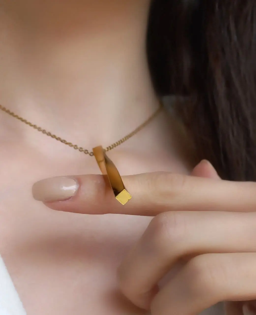 - گردنبند مکعب عشق❤️