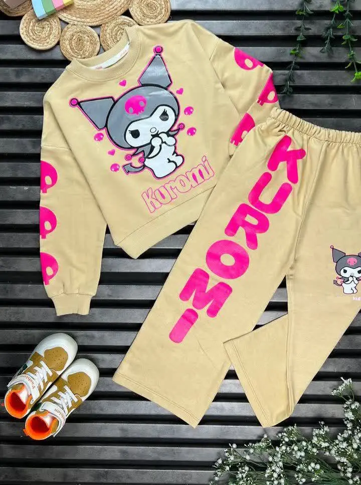 🌸ست کراپ شلوار کرومی 🌸
