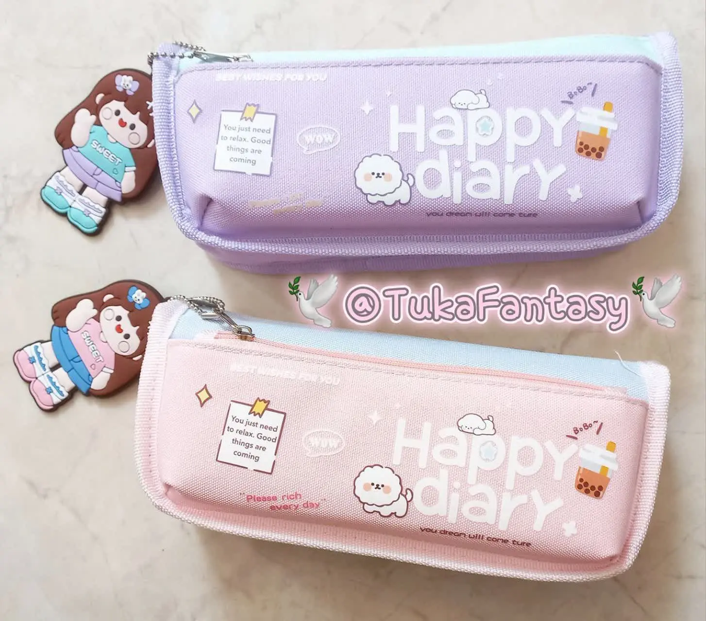 جامدادی دوزیپ HappYdiarY
