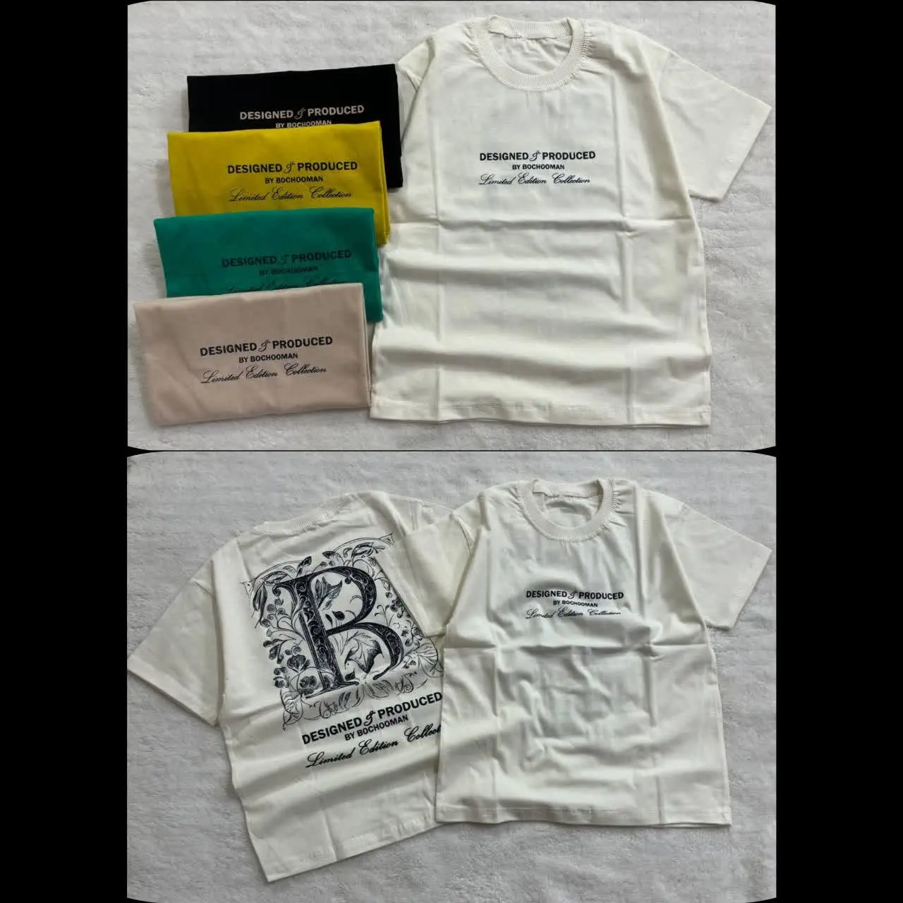 تیشرت طرح Bبرگ ☺️☺️
