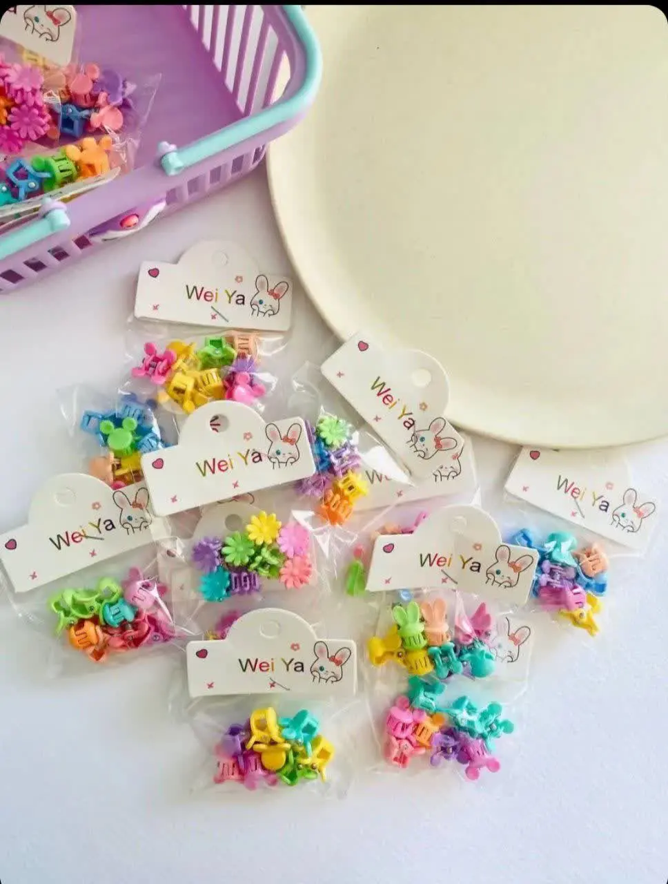 پک ۸ عددی مینی کلیپس رنگارنگ
