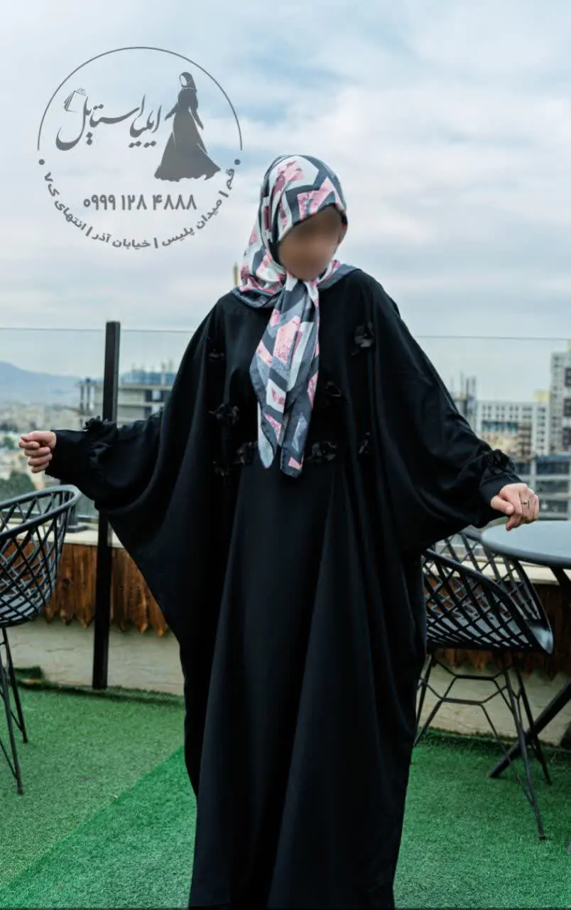 🌟مانتو عبایی مدل آیلین 
