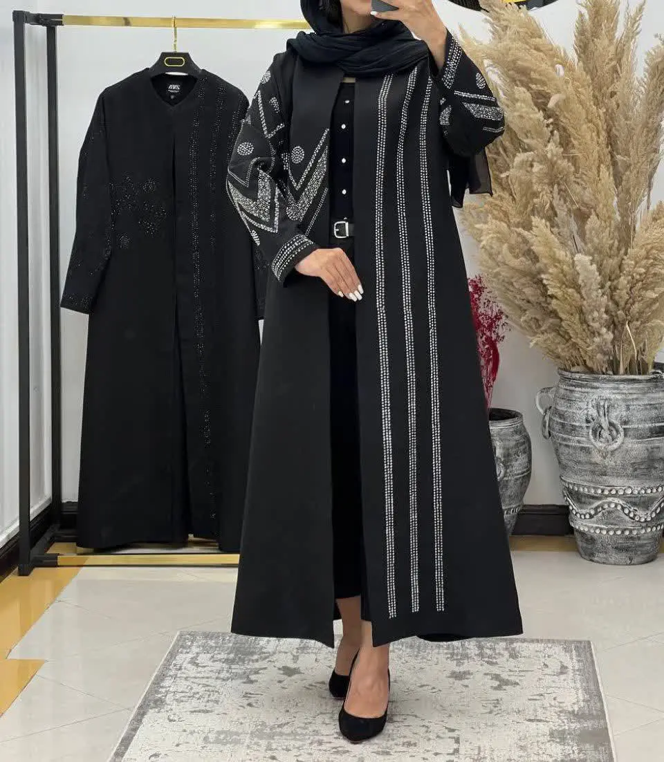 🖋نام: مانتو بلند یقه گرد مجلسی
