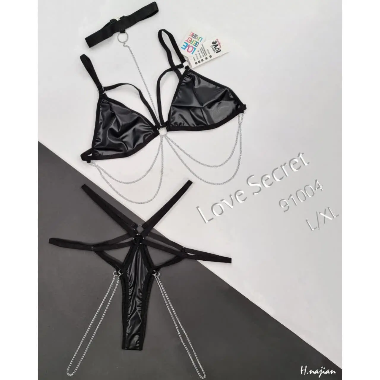 ⚜️#ست_فانتزی_چرم_زنجیری🥰😎
