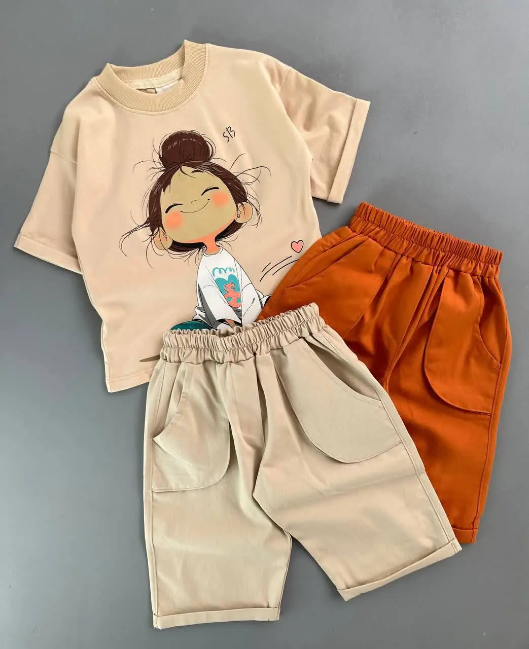 تیشرت شلوارک نازگل 😘 
