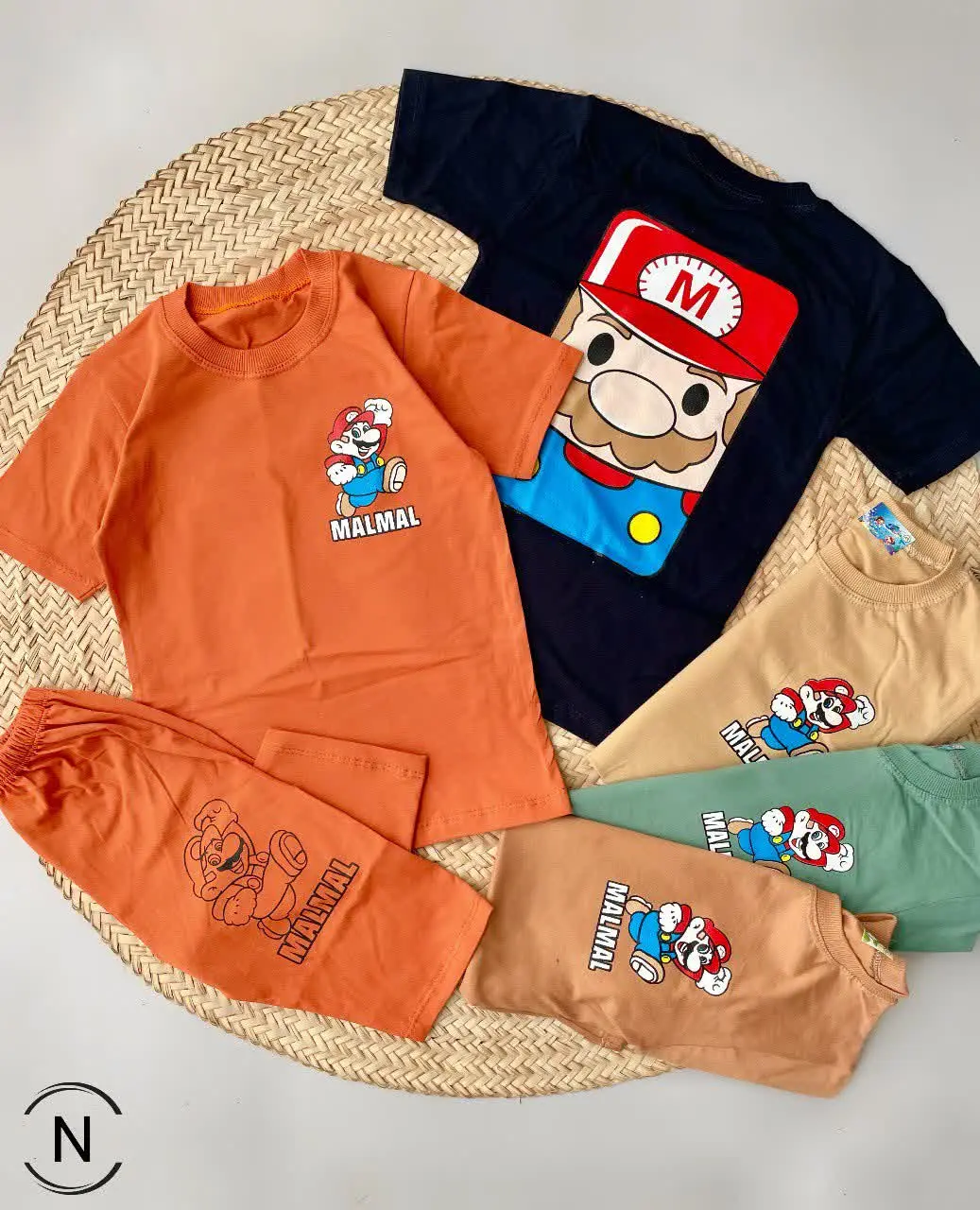 تیشرت‌شلوارک‌پسرانه پنبه ماریو
