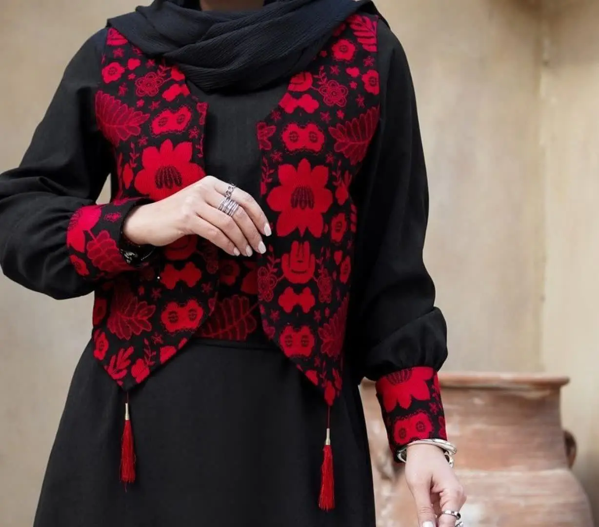 👚 نام: ست پیراهن و جلیقه ✔️
