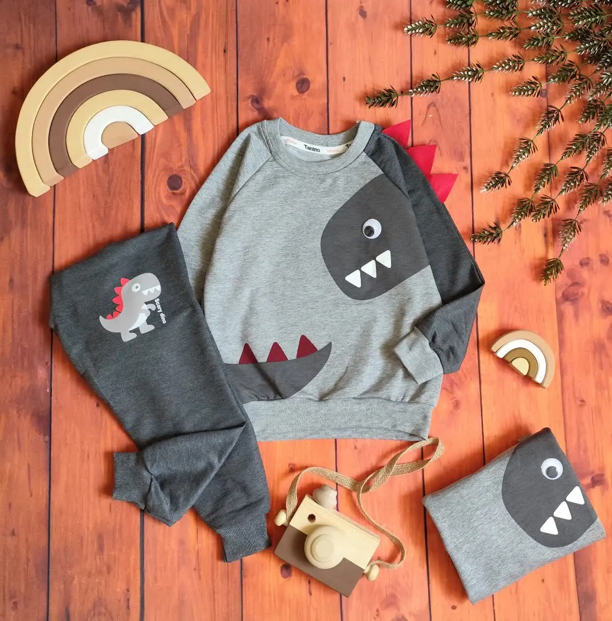 😍ست بلوز و شلوار دایناسور،...