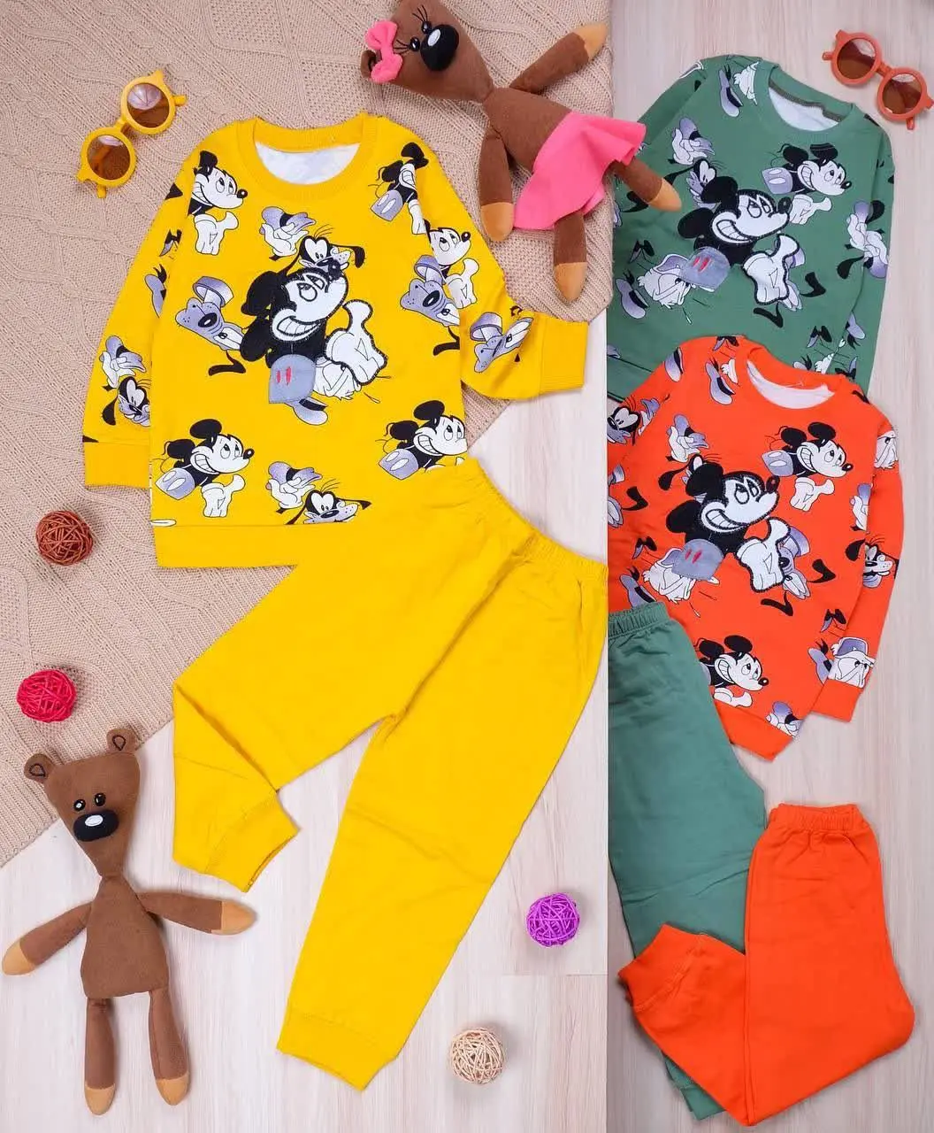 👫بلوز و شلوار میکی و اردک خشن👫
