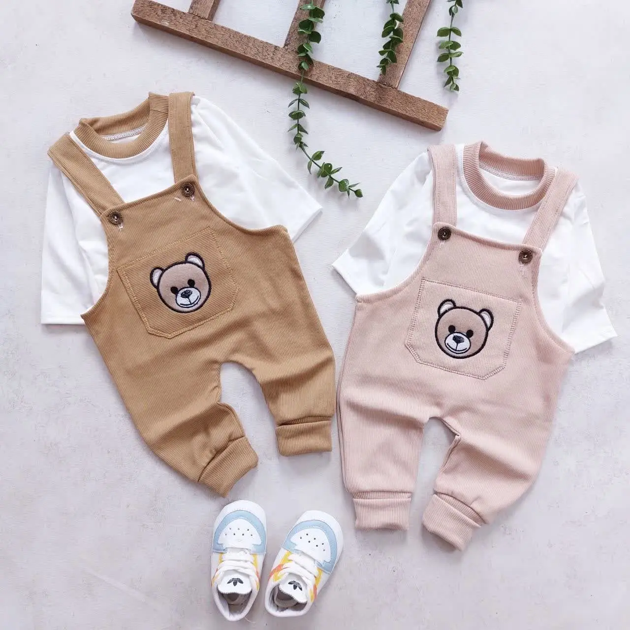 دوتیکه پیشبندی کبریتی جلوجیب خرس🐻
