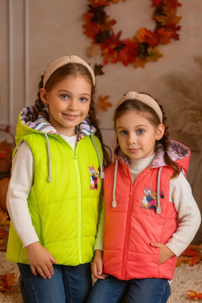 🎄پافر زیپ دار دخترانه میکی...