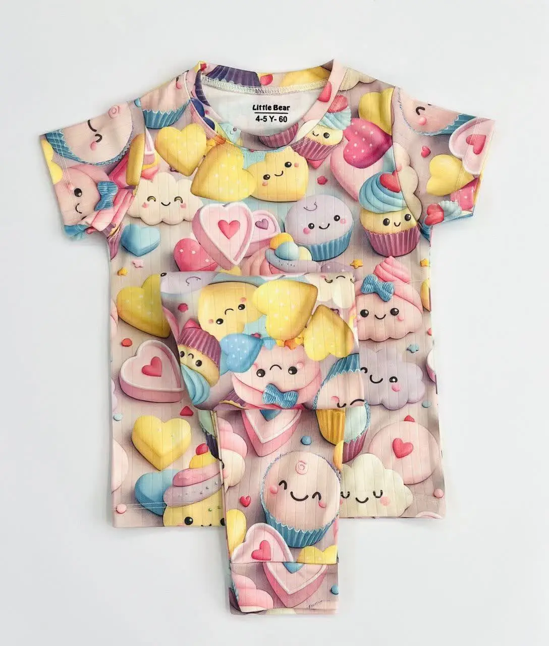 تیشرت شلوارراحتی کاپ کیک🧁🥧
