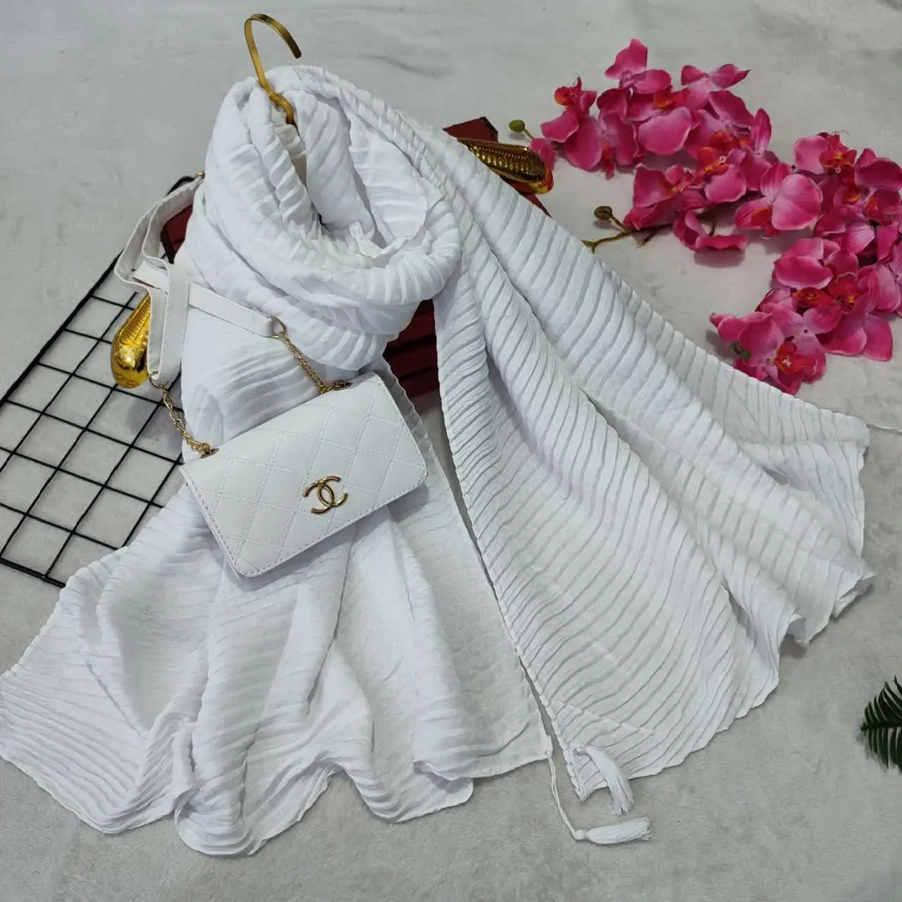 🌸 نام: ست کیف و شال 
