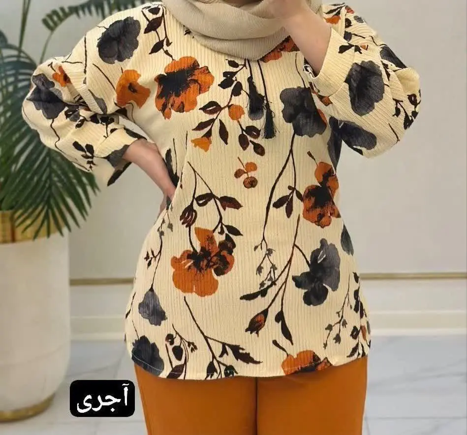 👚نام: تونیک منگوله دار چاپی
