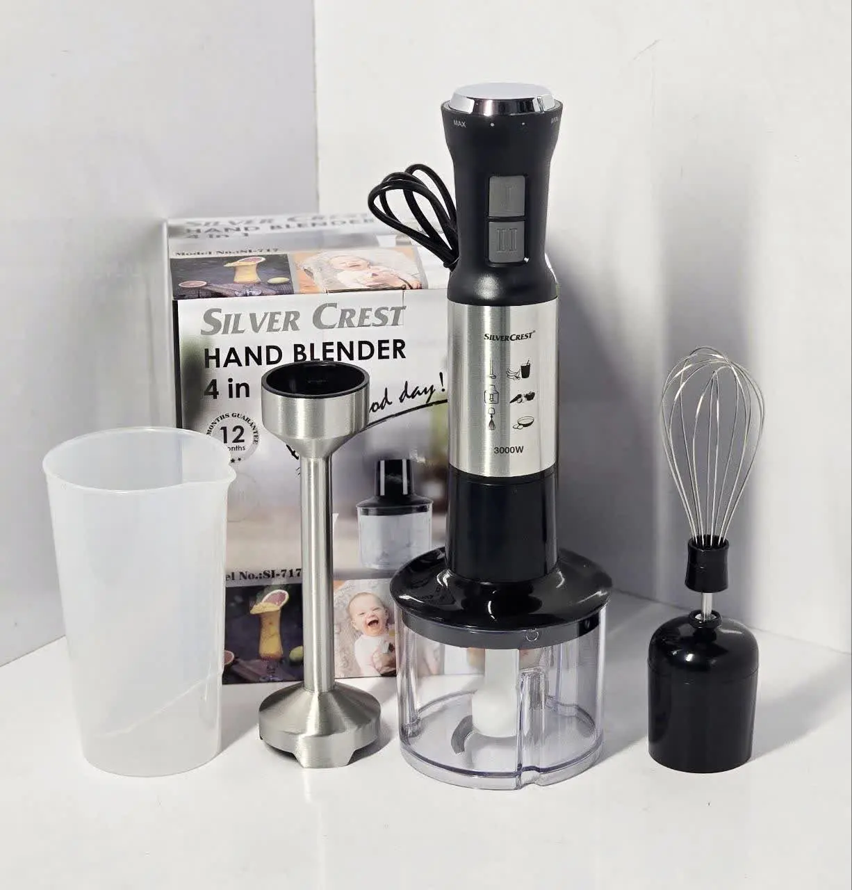 ✅ گوشتکوب ۴ کاره استیل Silv...