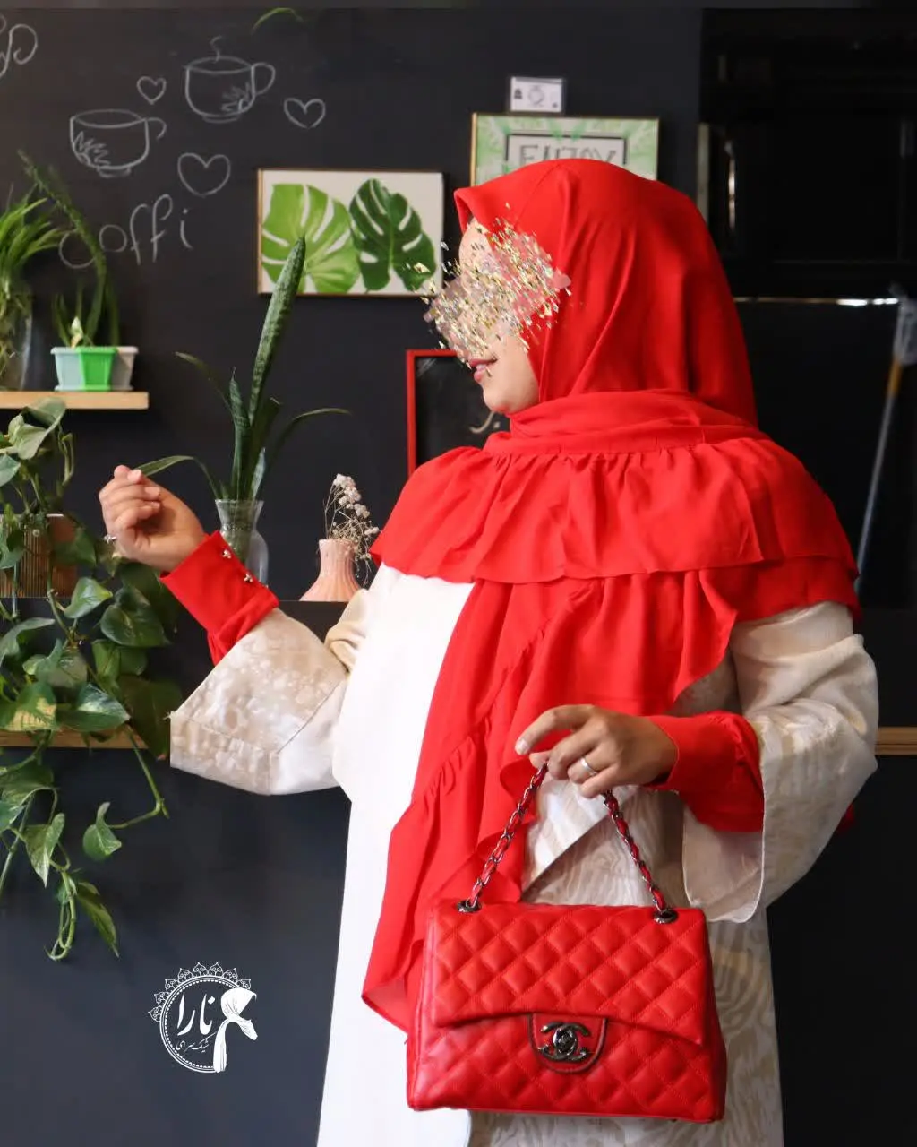 حریرکرپ قرمز عالی و زیبا☺️
